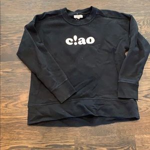 Madewell “ciao” sweatshirt